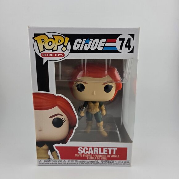 2021 Funko POP! Animation G.I. Joe Scarlett #74 Multicolor Vinyl Figure NEW - Picture 1 of 8
